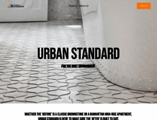 urbanstandard.nyc screenshot