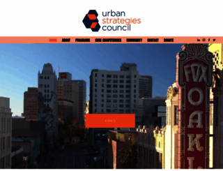 urbanstrategies.org screenshot
