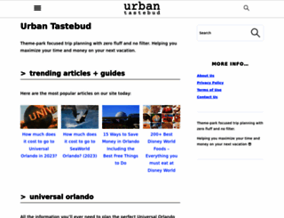 urbantastebuds.com screenshot