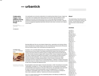 urbantick.blogspot.com screenshot