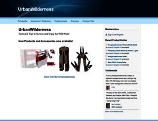 urbanwilderness.webs.com screenshot