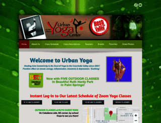 urbanyoga.org screenshot