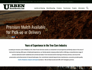 urbenforestservices.com screenshot