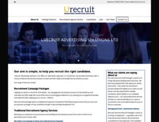 urecruit-ras.co.uk screenshot