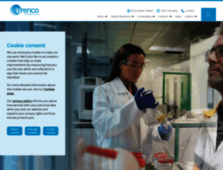urenco.com screenshot