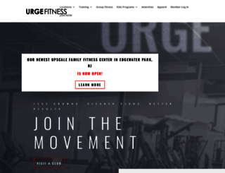urgefitness.com screenshot