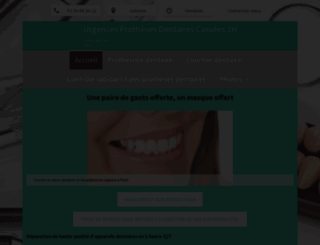 urgence-appareil-dentaire-casse.fr screenshot