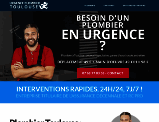 urgence-plombier-toulouse.fr screenshot