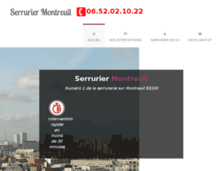 urgence-serrurier-montreuil.com screenshot