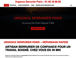 urgenceserrurierparis.fr screenshot