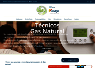 urgenciasgasnatural.com screenshot