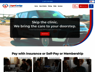 urgentcare2go.com screenshot