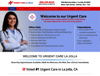 urgentcarelajolla.com screenshot