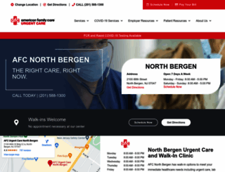 urgentcarenorthbergen.com screenshot