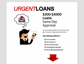 urgentloans.ca screenshot