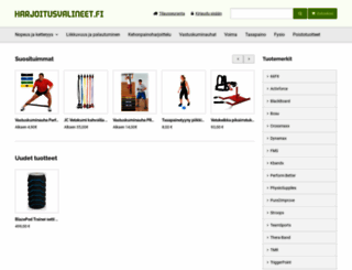 urheiluvalmennus.fi screenshot