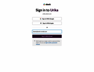 urika.slack.com screenshot