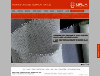 urjafabrics.com screenshot