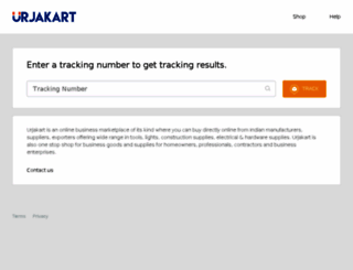 urjakart.aftership.com screenshot