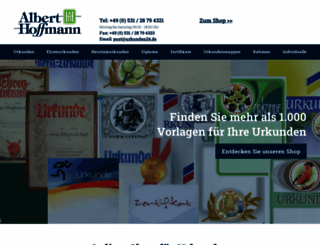 urkunden24.de screenshot