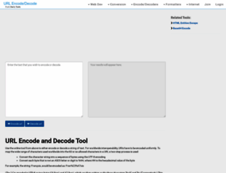 url-encode-decode.com screenshot