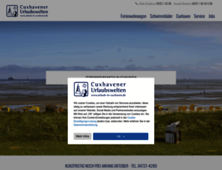 urlaub-in-cuxhaven.eu screenshot