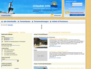 urlauber.info screenshot