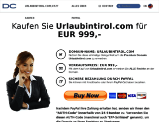 urlaubintirol.com screenshot