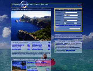 urlaublastminute24.com screenshot