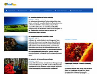 urlaubtipps.net screenshot