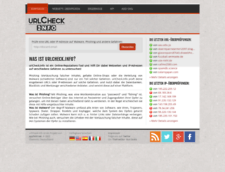urlcheck.info screenshot