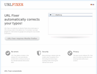 urlfixer.org screenshot