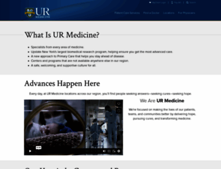 urmedicine.org screenshot