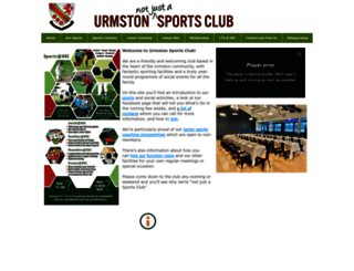 urmstonsportsclub.co.uk screenshot