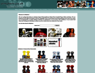 urmyhero.co.uk screenshot