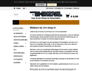 urn-shop.nl screenshot
