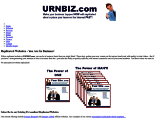 urnbiz.com screenshot
