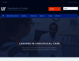 urology.med.jax.ufl.edu screenshot
