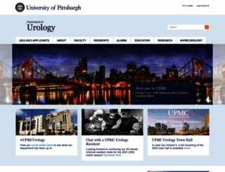 urology.pitt.edu screenshot