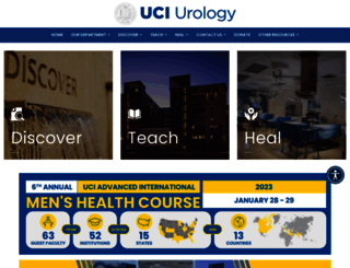 urology.uci.edu screenshot