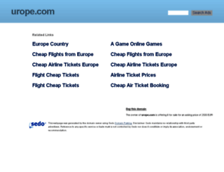 urope.com screenshot