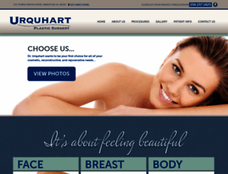 urquhartplasticsurgery.com screenshot