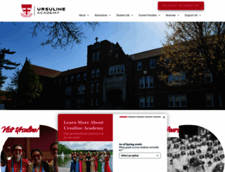 ursulinestl.org screenshot
