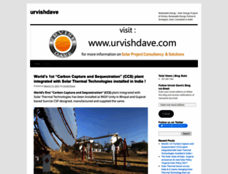 urvishdave.wordpress.com screenshot