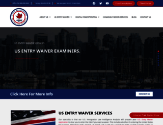 us-entry-waiver.com screenshot