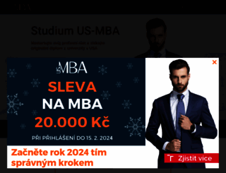 us-mba.cz screenshot