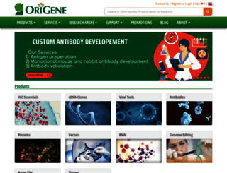 us.acris-antibodies.com screenshot