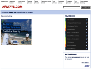 us.airways.com screenshot