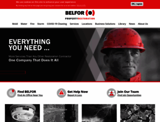 us.belfor.com screenshot