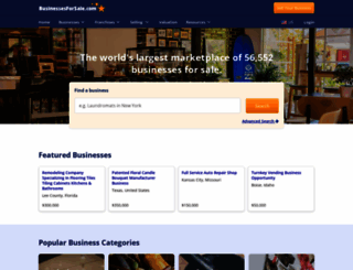 us.businessesforsale.com screenshot